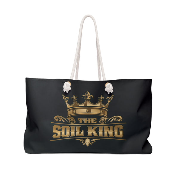 The Soil King Black Weekender Bag