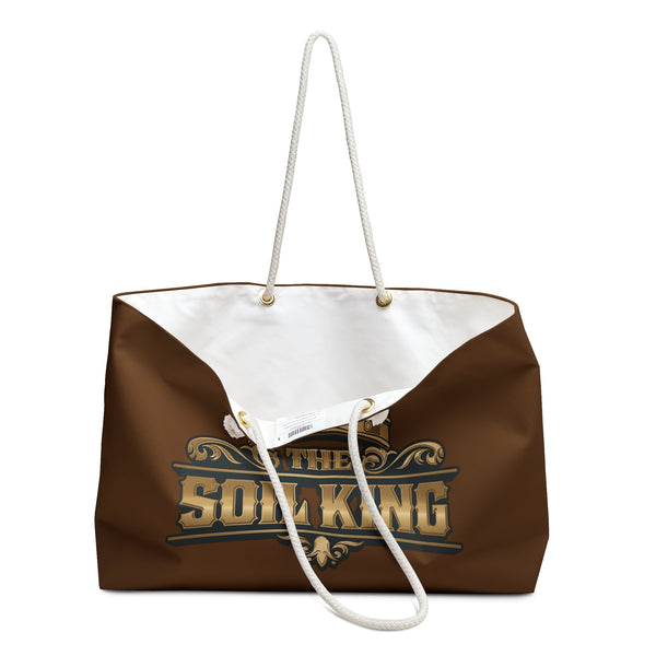 The Soil King Brown Weekender Bag
