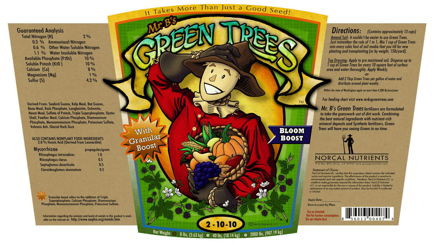 Mr. B's Green Trees - "Boost" Hybrid Fertilizers