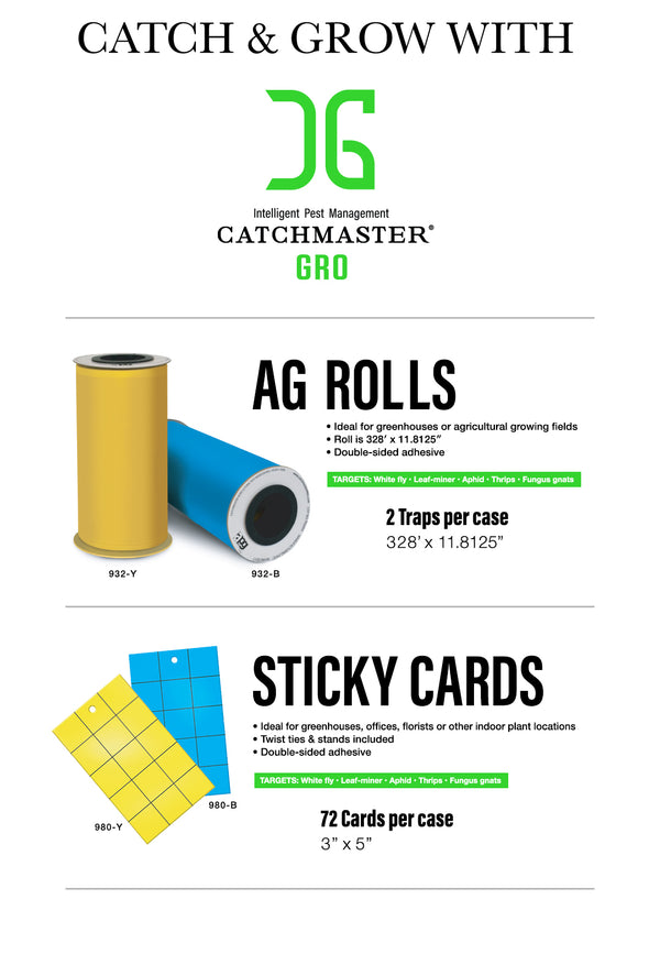 Catchmaster Gro AG Rolls - Blue and Yellow
