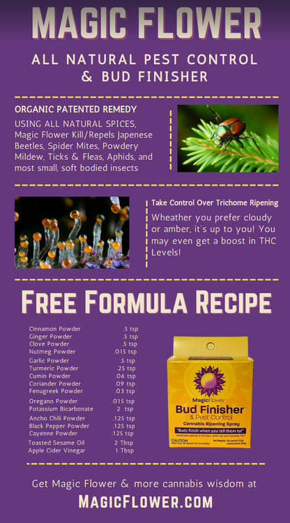 Magic Flower™ - Bud Finisher - Natural Pesticide & Ripening Spray